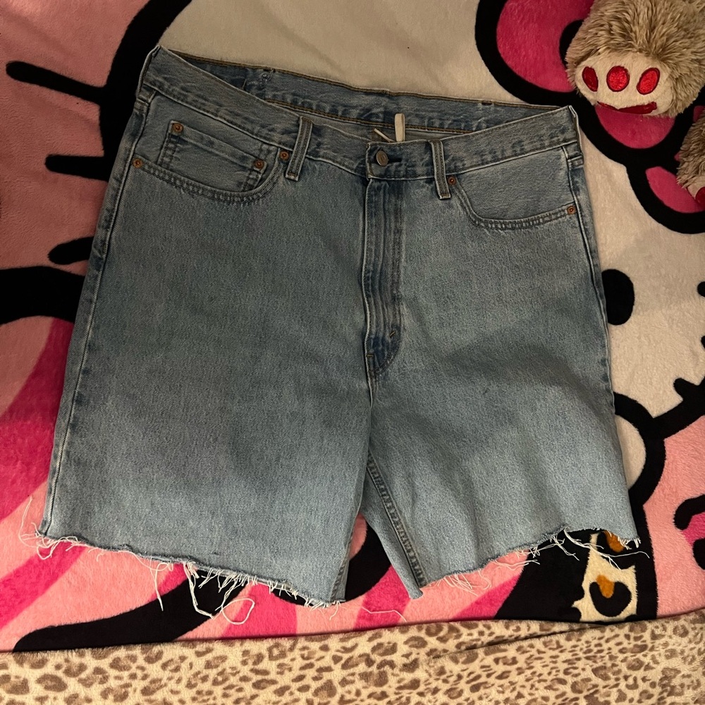 Signature by Levi Strauss Faded Blue Jean Shorts